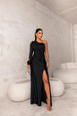 Alison - Elegant Slit Maxi Dress