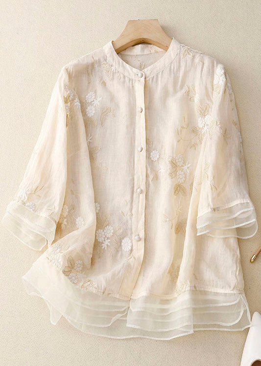 Eloise™ - Embroidered Cotton Blouse