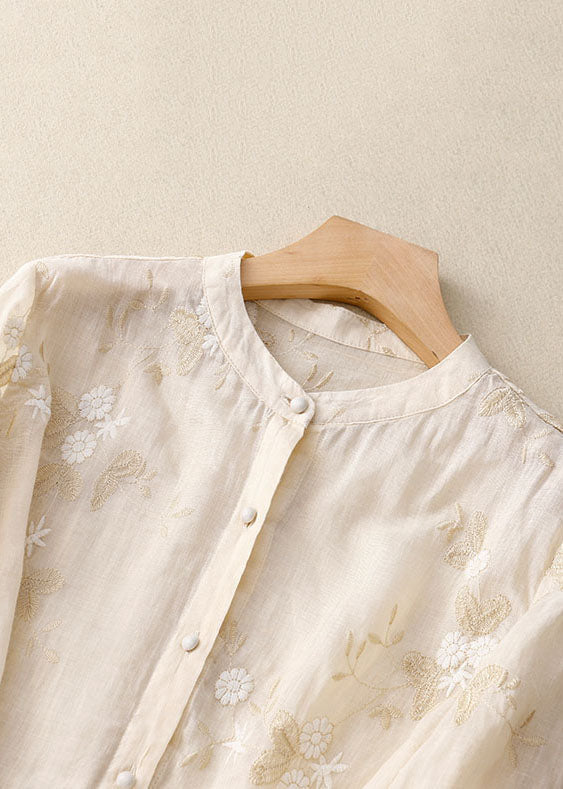 Eloise™ - Embroidered Cotton Blouse