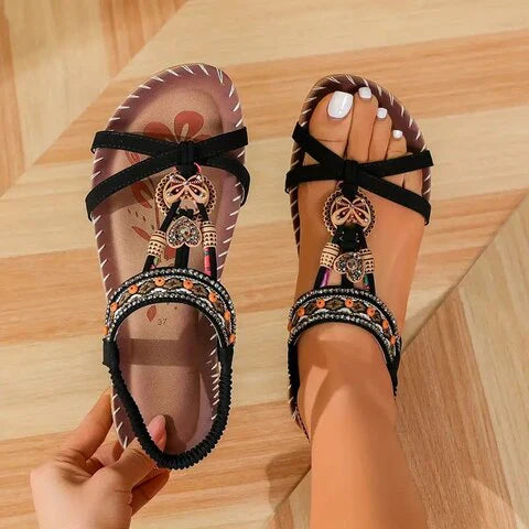 Katherine™ - Boho Flat Sandals