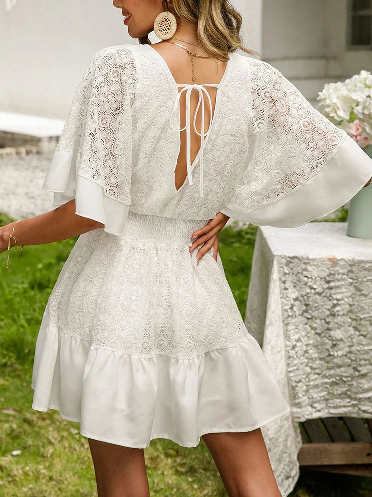 Shanela - Bohemian Lace Dress