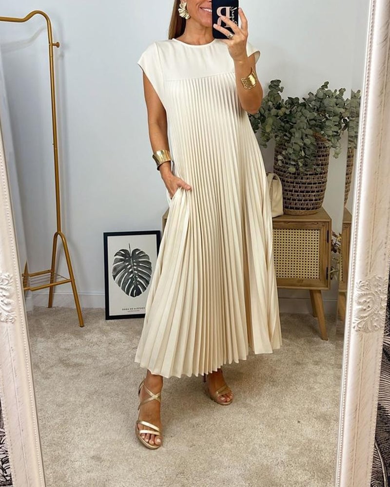 Madelyn - Elegant Pleated Dress